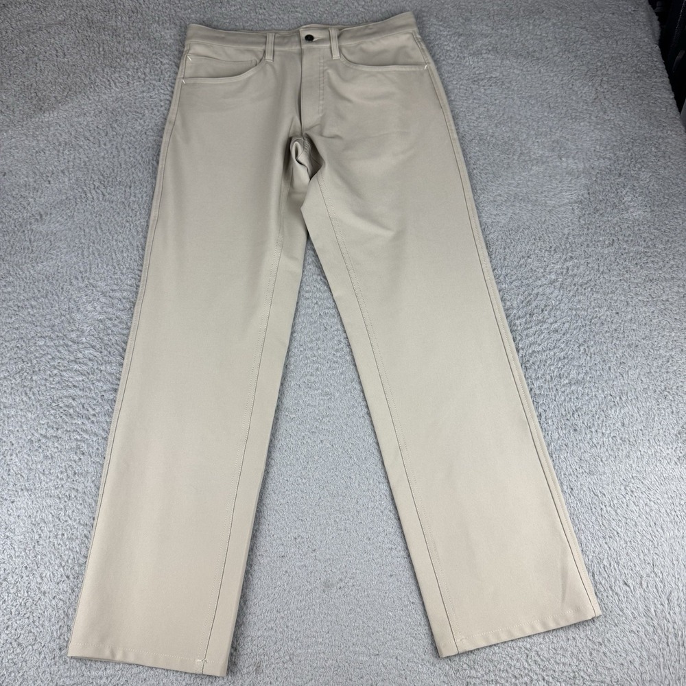 Footjoy Athletic Fit Performance Golf Pants Mens 30x30 Khaki Stretch